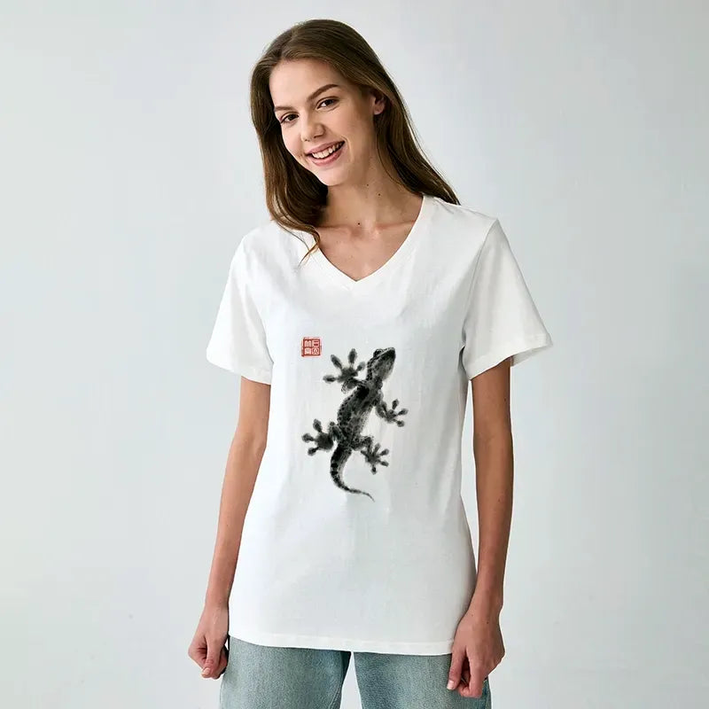 Classic V-Neck T-Shirt for Vacation
