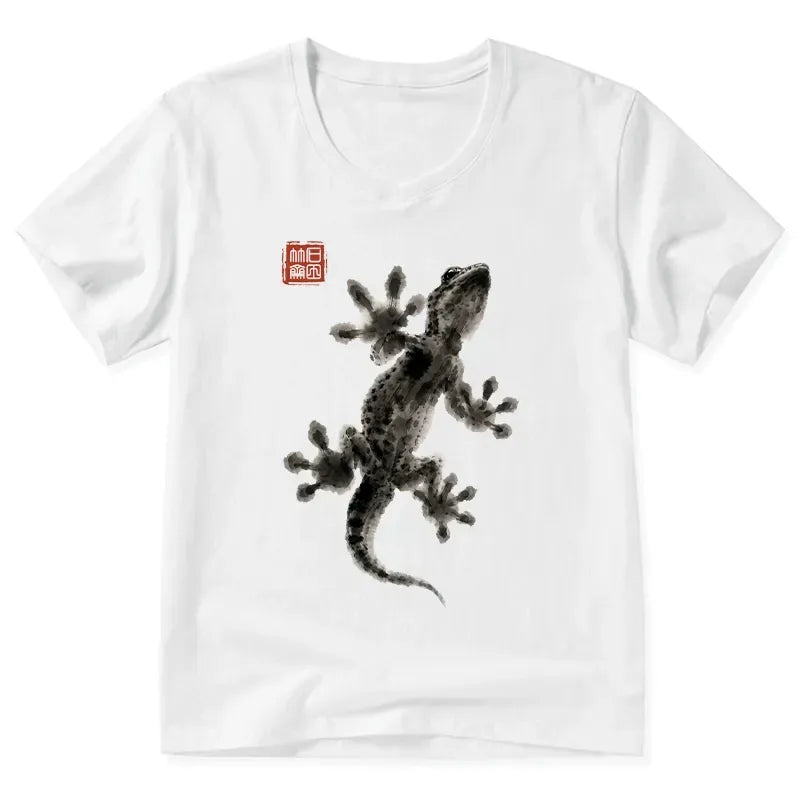 Minimal Gecko V-Neck for Daily Wear