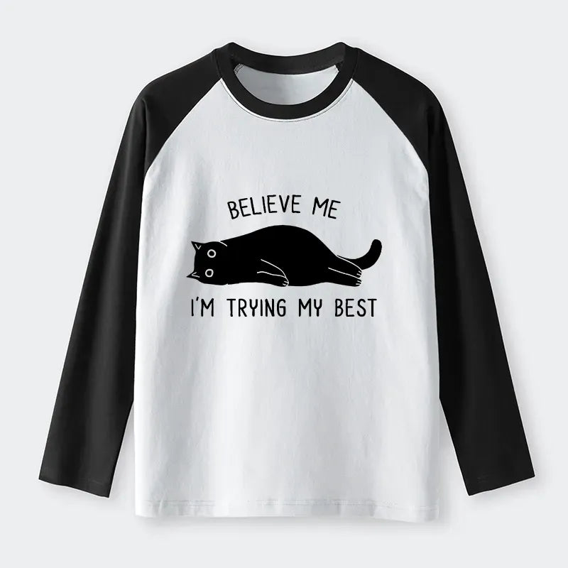 Kyoto-Lion When Life Is Hard Nap First Raglan Long Sleeve T-shirt