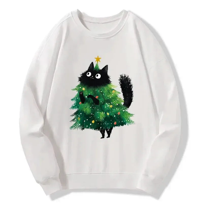 Kyoto lion cat Christmas sweatshirt unisex fit