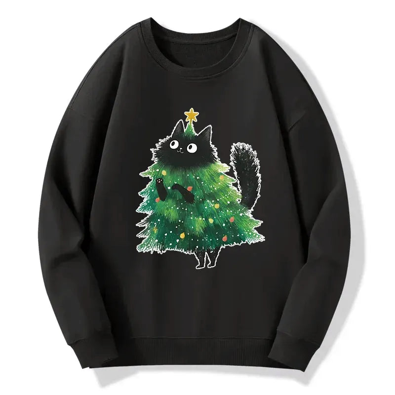 Kyoto lion cat Christmas sweatshirt unisex fit