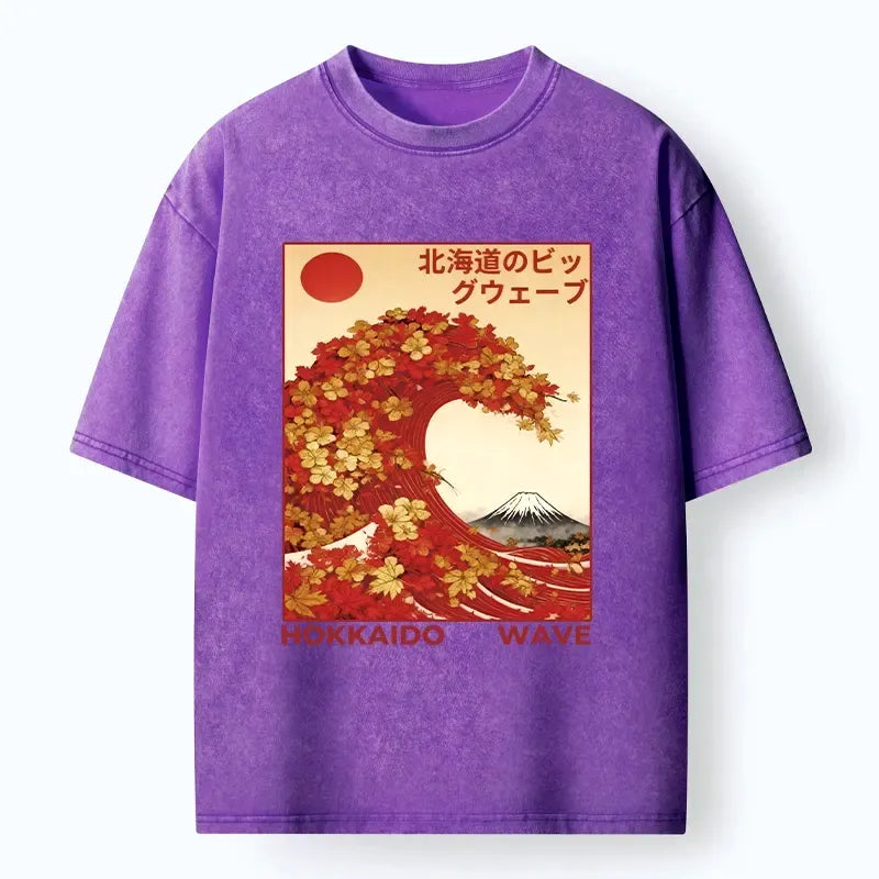 Japanese Wave T-Shirt for Summer