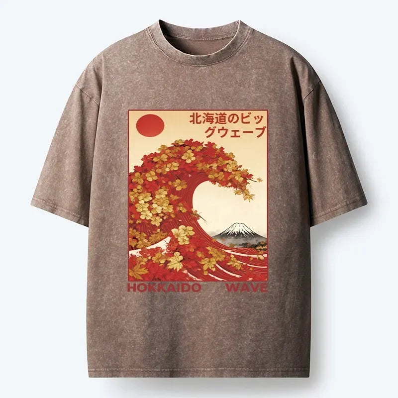 Japanese Wave T-Shirt for Summer