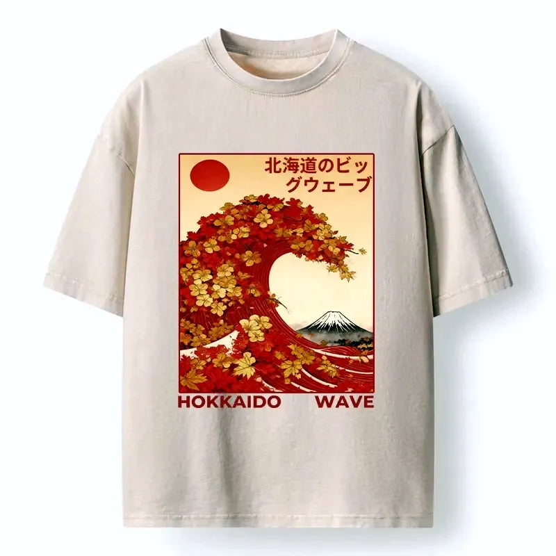 Japanese Wave T-Shirt for Summer