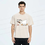 Kyoto-Lion You Came You Saw You Died Washed T-Shirt