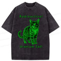 Japanese Cat Washed T-Shirt