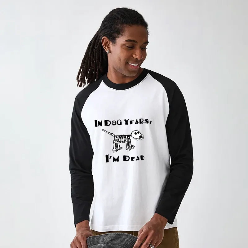 Dead in dog years unisex t-shirt gift for him