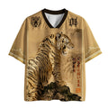 Comfortable Kyoto Tiger Mesh Jersey for Daily Wear