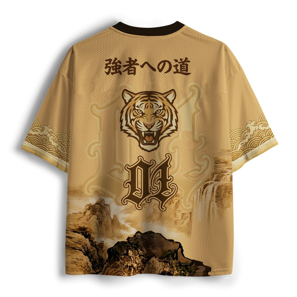 Kyoto-Lion Predator Tiger Fragile Stomach Mesh Jersey