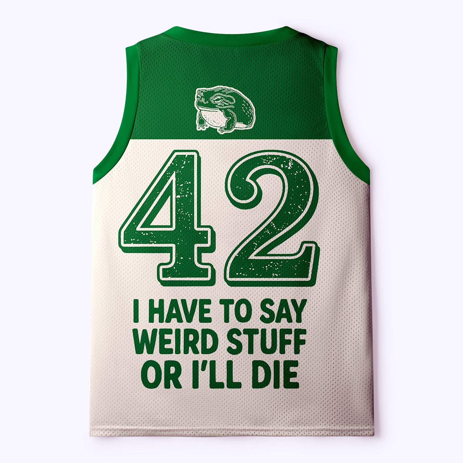 Funny Frog Meme Mesh Tank Top