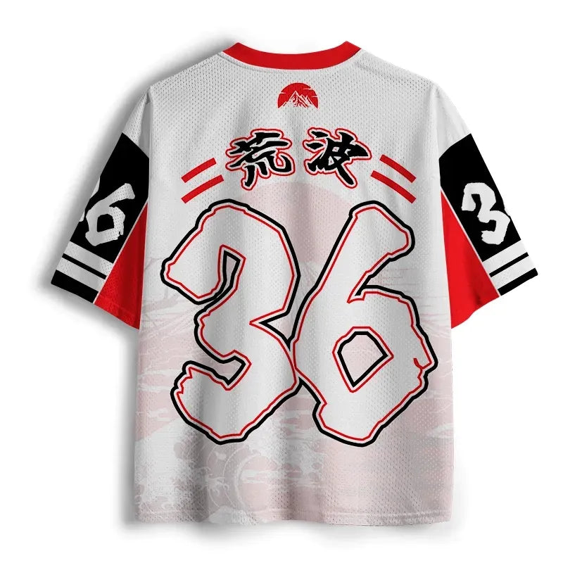 Japanese Wave Mesh Jersey for Summer