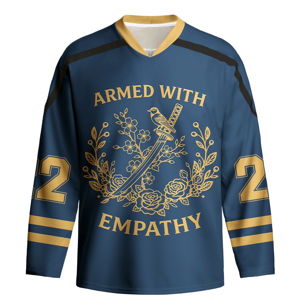 Kyoto-Lion AWE:Armed With Empathy Long-Sleeve Hockey Jersey