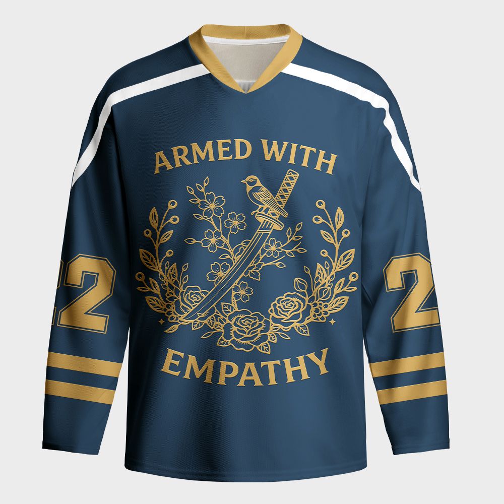 Kyoto-Lion AWE:Armed With Empathy Long-Sleeve Hockey Jersey