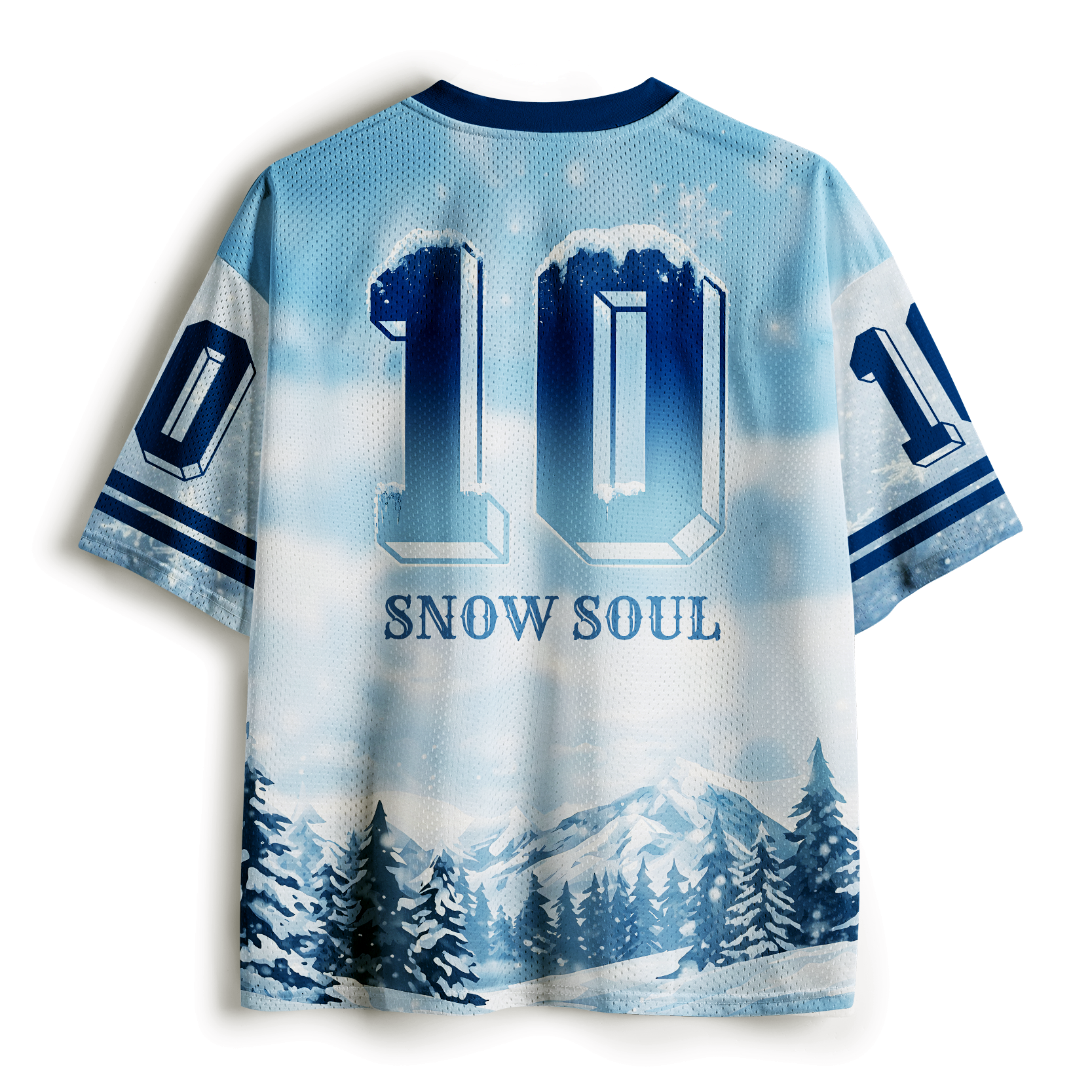 Kyoto-Lion 'Eternal Frost' Black Cat Mesh Jersey