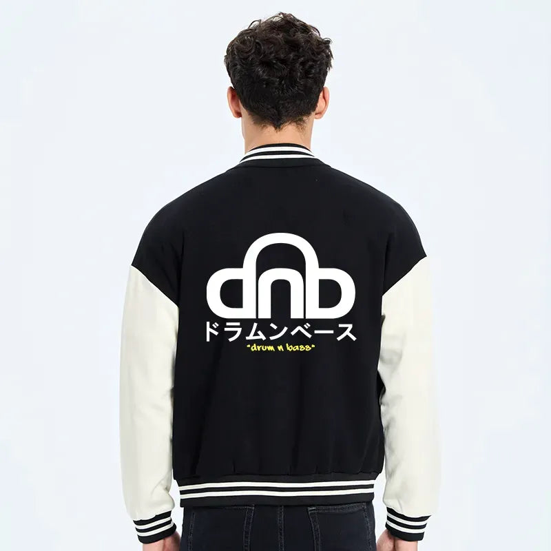 Japan Embroidery Varsity Jacket for Daily Wear