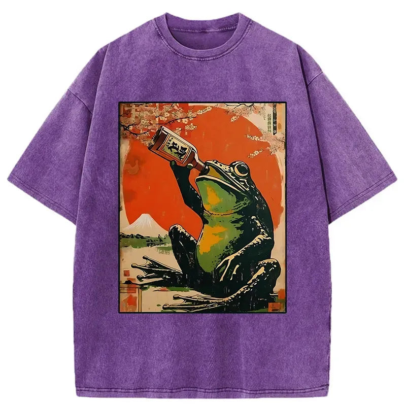 Kyoto Lion Frog T-Shirt Gift for Him