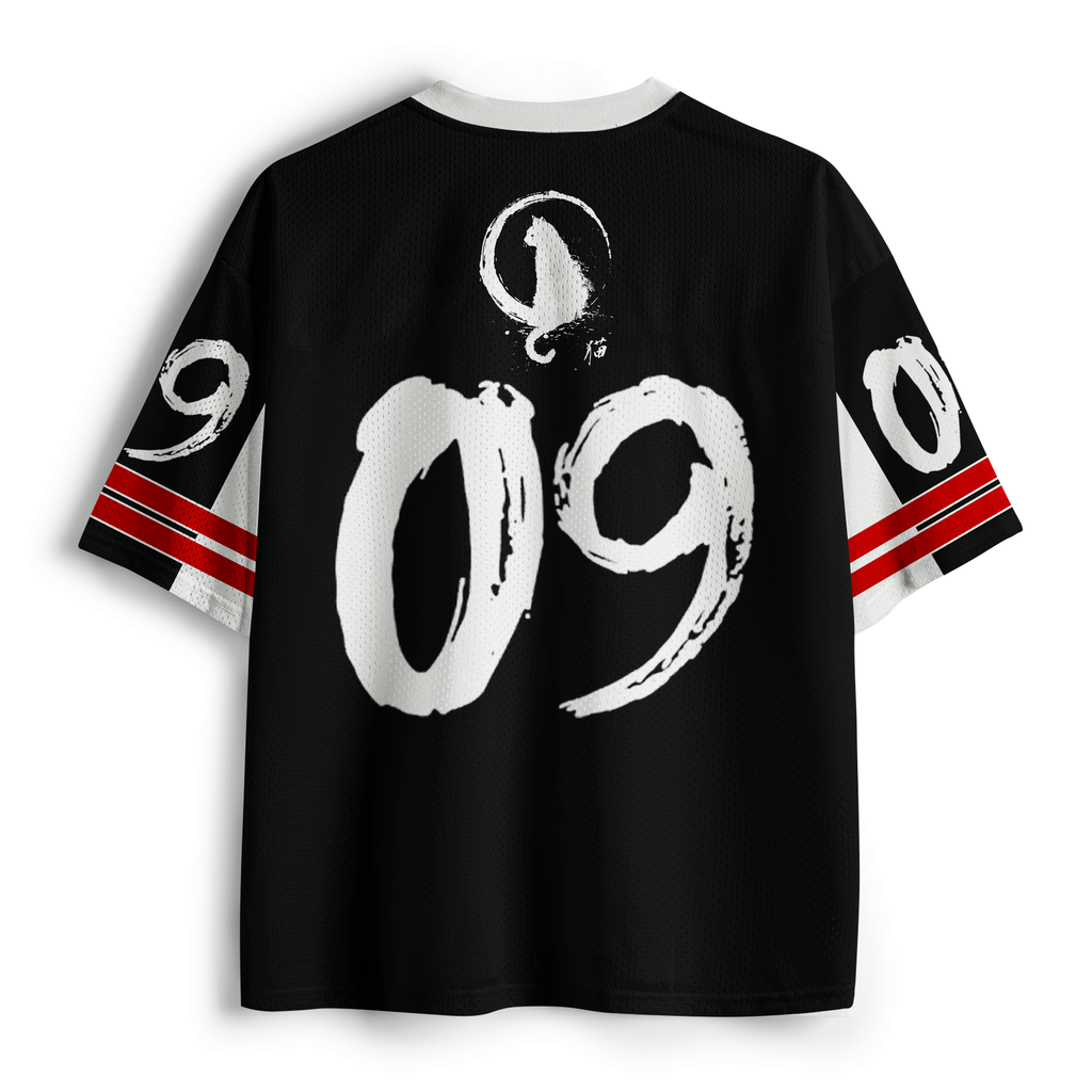 Kawaii Samurai Cat Mesh Jersey Free Shipping
