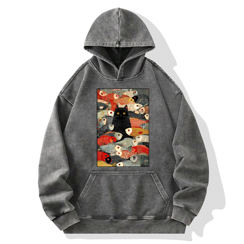 vintage japanese art hoodie for streetwear