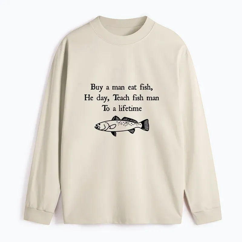 Kyoto Lion Eating Fish Meme Shirt