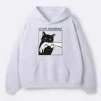 Kyoto Lion Black Cat Pullover Hoodie for Anime Convention
