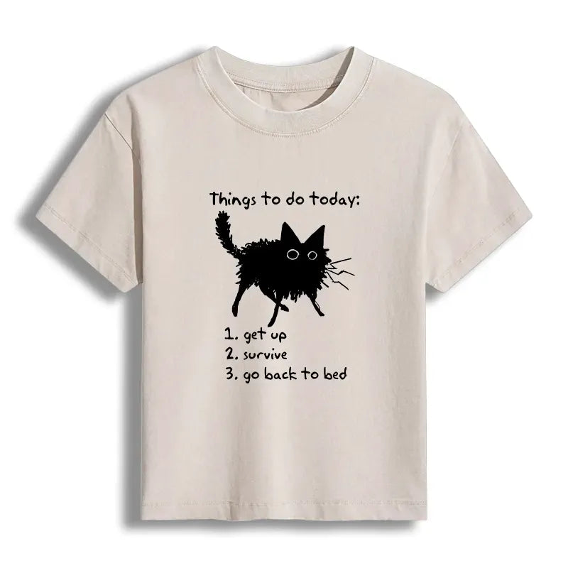 Women's Cat T-Shirt for Daily Wear