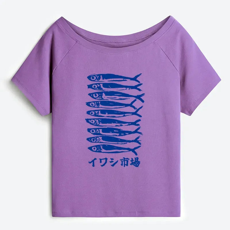 Japanese Retro Women's Tee Free Shipping