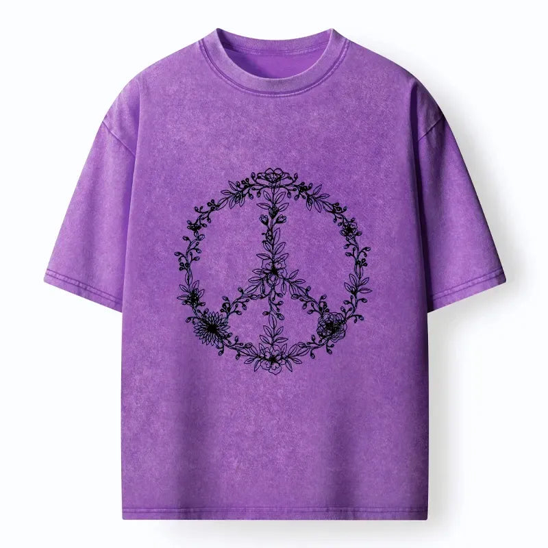 Japanese vintage washed t-shirt for daily wear