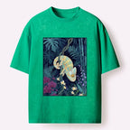 Kyoto-Lion Jungle Chameleon Washed T-Shirt