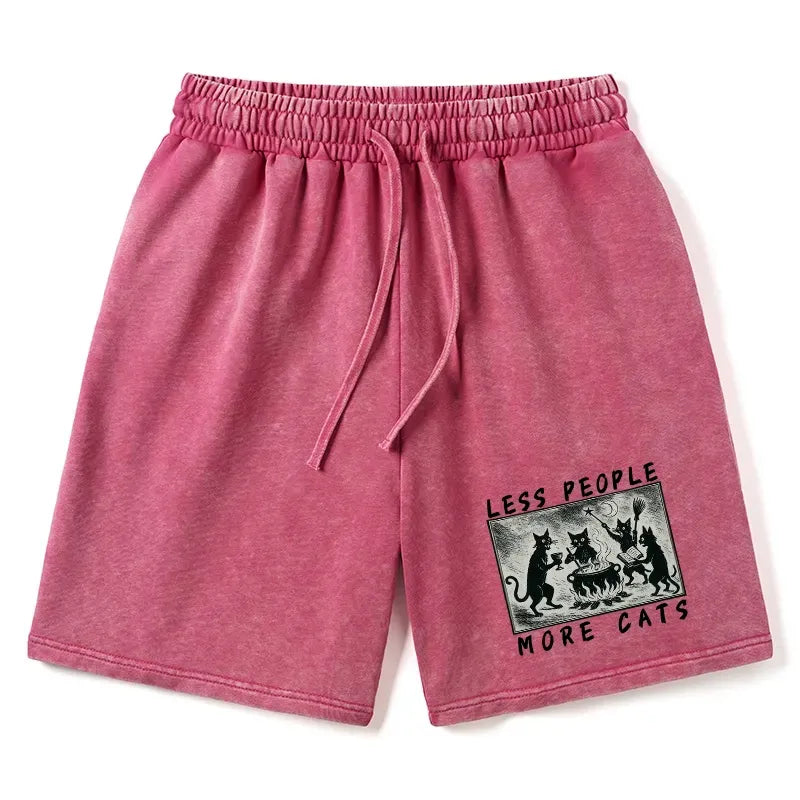 Cat Sacrifice Ceremony Shorts for Streetwear