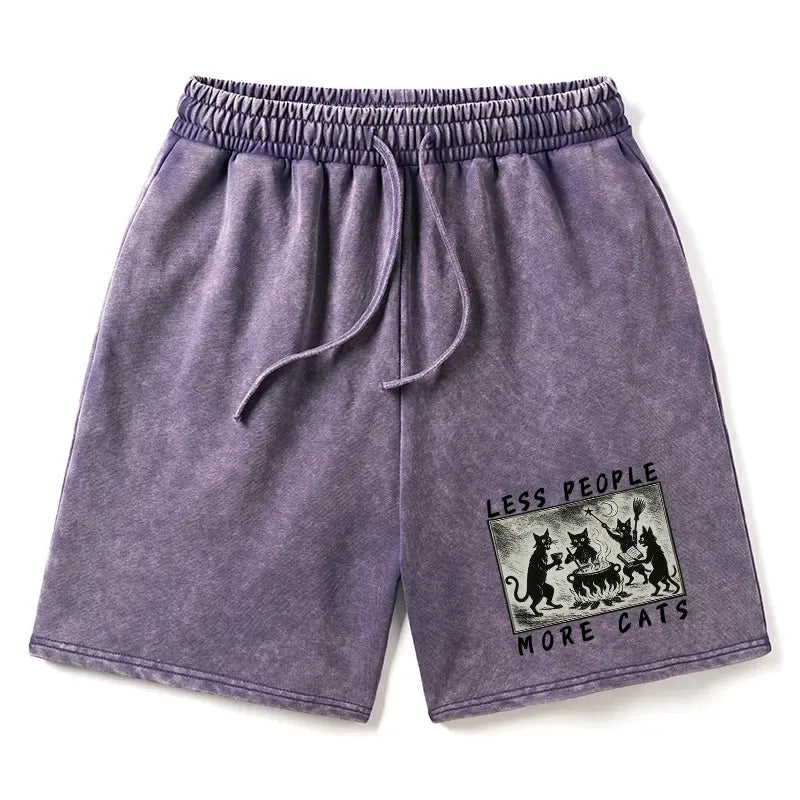 Kyoto-Lion Cat Sacrifice Ceremony Washed Shorts