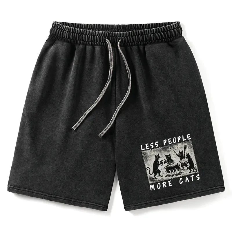 Kyoto-Lion Cat Sacrifice Ceremony Washed Shorts