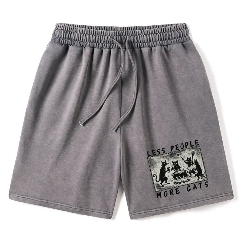 Washed Japanese Shorts for Summer