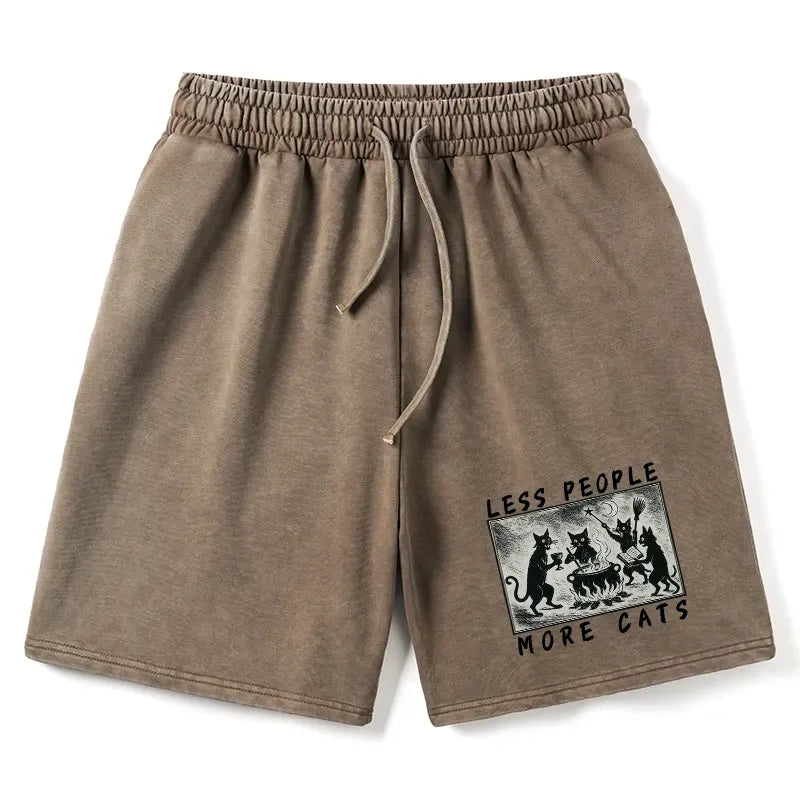 Kyoto-Lion Cat Sacrifice Ceremony Washed Shorts