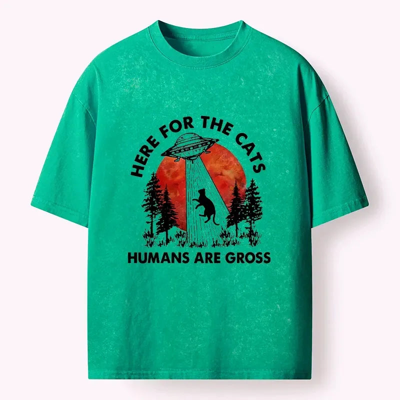 Kyoto-Lion UFO Cat Tee for Summer