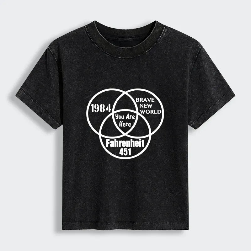 Kyoto Lion Washed T-shirt for Women