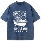 kyoto lion skeleton t-shirt for vacation