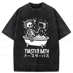 japanese vintage washed t-shirt for summer