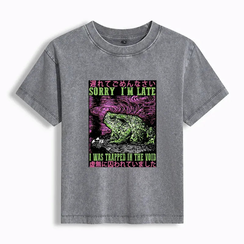 Japanese Frog T-shirt for Daily Wear