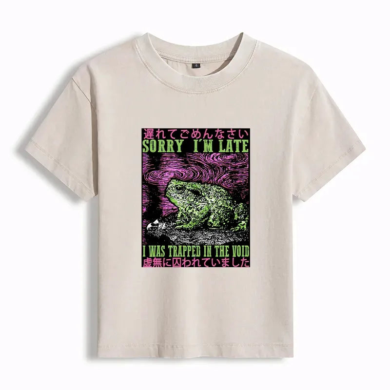 Japanese Frog T-shirt for Daily Wear