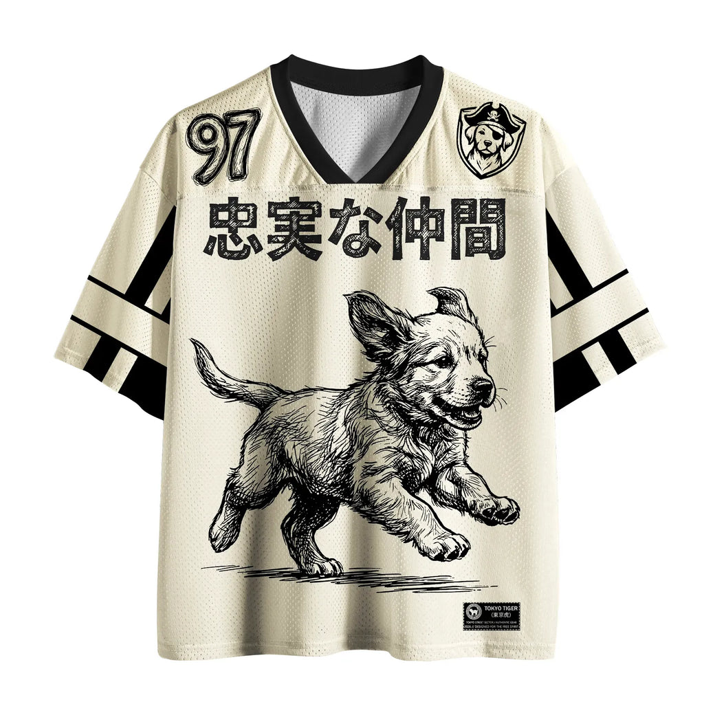 Kyoto-Lion Faithful Pup Mesh Jersey