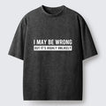 Japanese Washed T-Shirt for Daily Wear