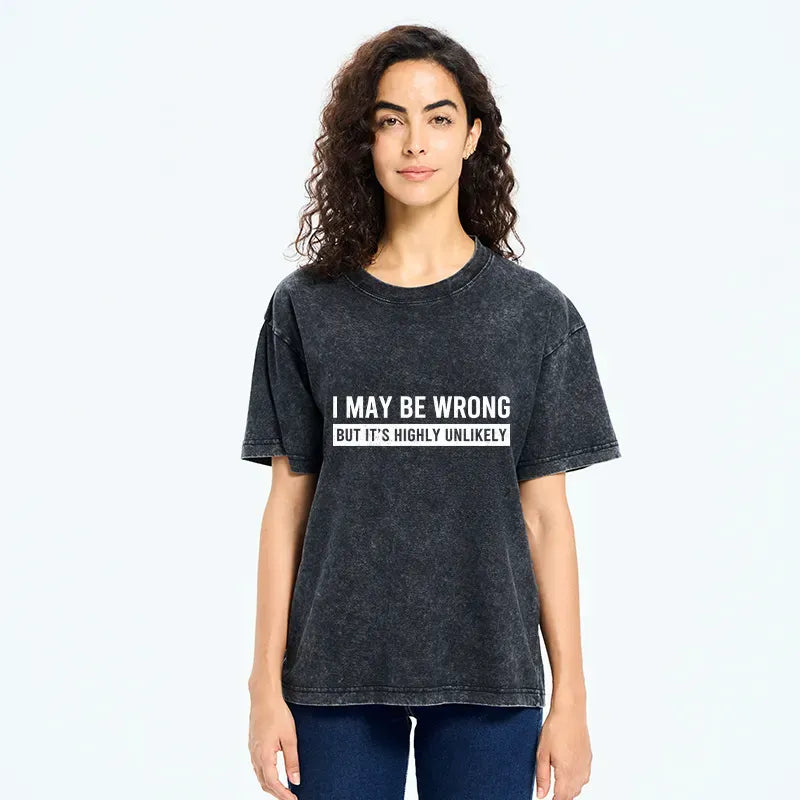 Japanese Washed T-Shirt for Daily Wear