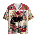 kyoto lion mesh top for summer vacation
