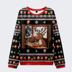 Kyoto Lion reindeer eating ramen sweatshirt