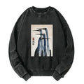 Japanese Style Crane Sweatshirt Best Seller