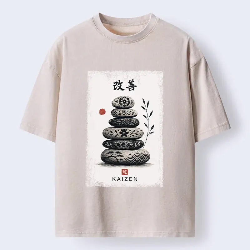 Washed unisex t-shirt for daily wear
