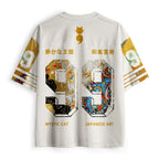 Japanese Cat Mesh Jersey for Sports
