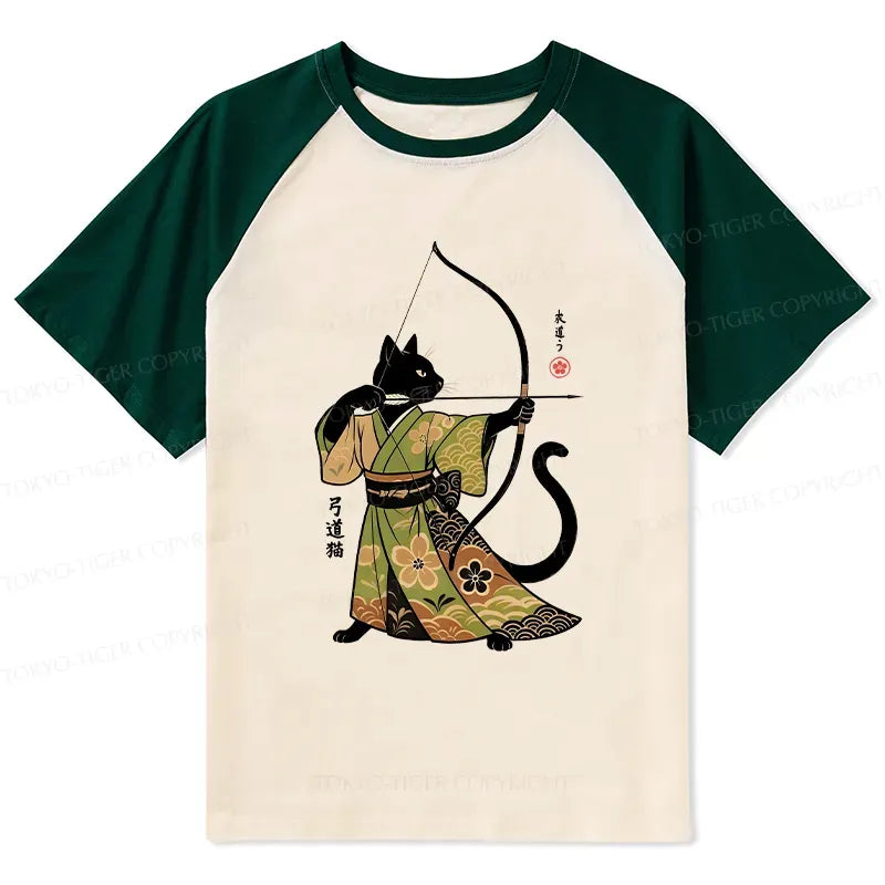 trending Japanese cat raglan for daily wear