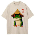 Washed Japanese Frog T-Shirt Best Seller