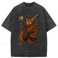 Red Panda Samurai Japanese Vintage T-Shirt